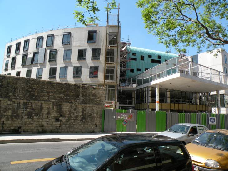  chantier de l'Hôpital Sainte-Anne, rue de la Santé
